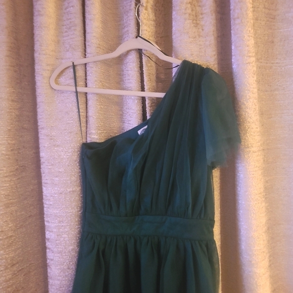 Flying Tomato One Shoulder Pleated Tulle size S - Picture 5 of 16